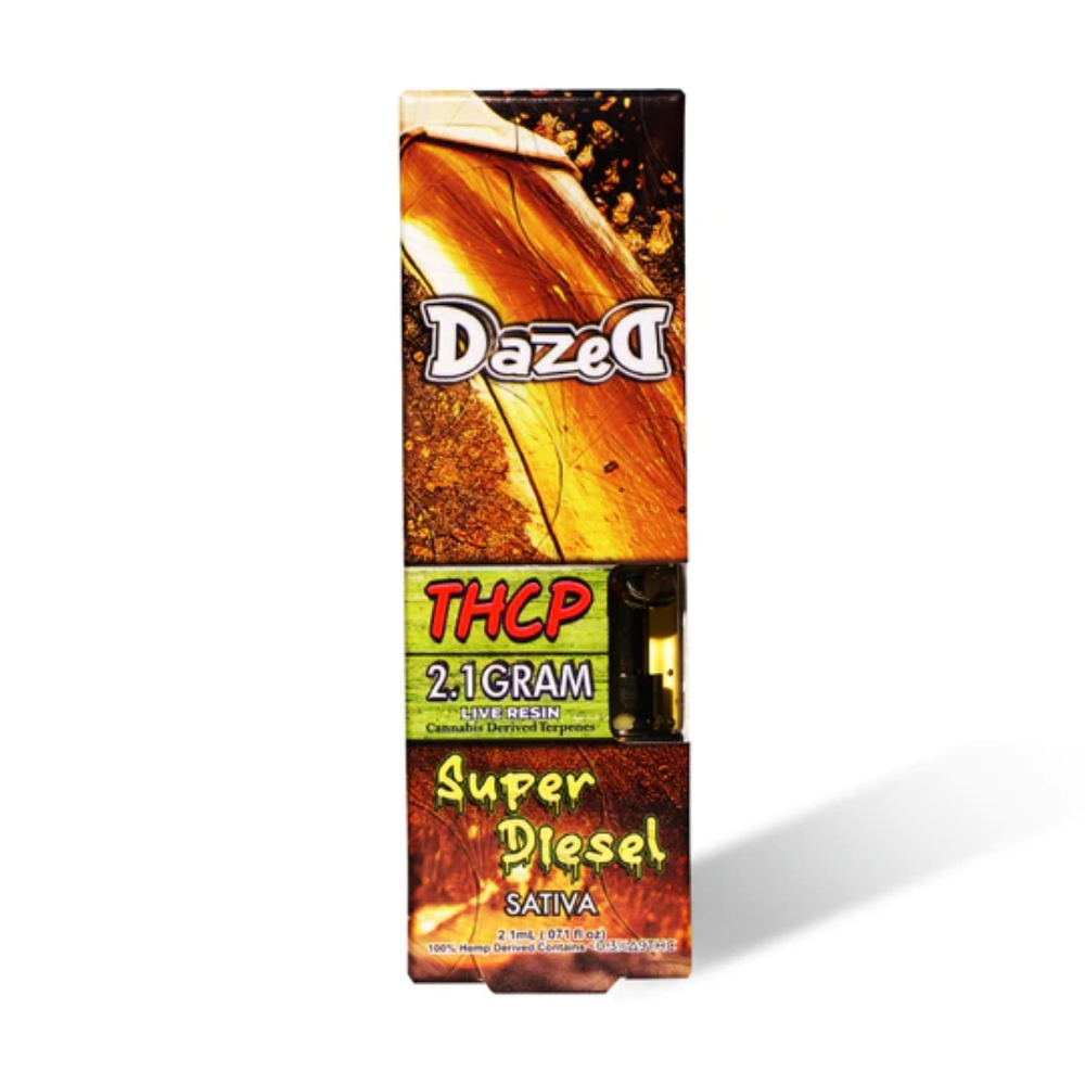 [Q-4349-01] DAZED THCP 2.1G CART 5PK A BOX (Super Diesel)
