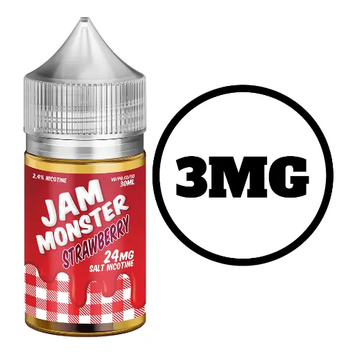 [Q-2649-01] JAM MONSTER 100ML (3mg, Strawberry)