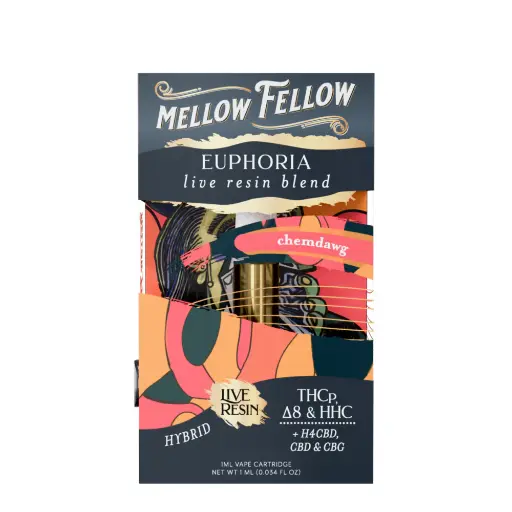 [T-1182-01] MELLOW FELLOW LIVE RESIN 1ML CART (Chemdawg)