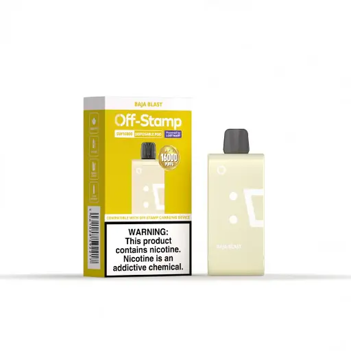 [Q-2942-01] OFF STAMP 16,000 Puff POD 17ML 5PK (Baja Blast)