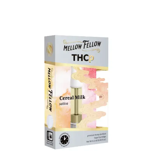 [T-1177-02] MELLOW FELLOW CARTRIDGE 0.5G THC-P 6pk Box (Cereal Milk Sativa)