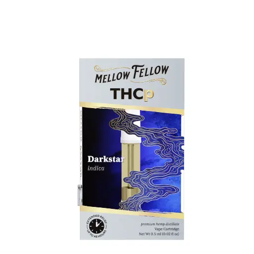 [T-1177-03] MELLOW FELLOW CARTRIDGE 0.5G THC-P (Darkstar Indica)