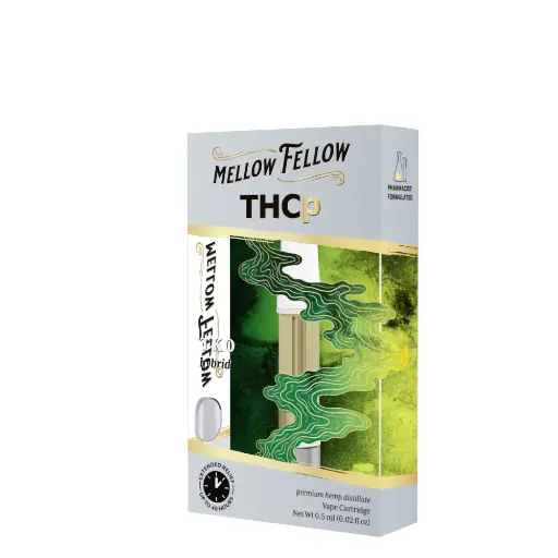 [T-1177-06] MELLOW FELLOW CARTRIDGE 0.5G THC-P 6pk Box (TKO Hybrid)