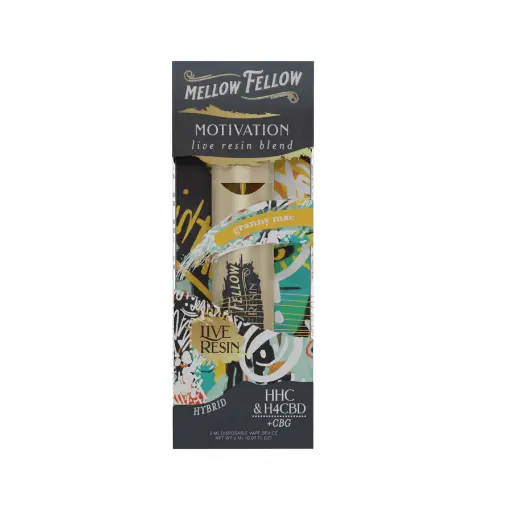 [T-1184-04] MELLOW FELLOW LIVE RESIN 2ML DISPOSABLE (Granny Mac)