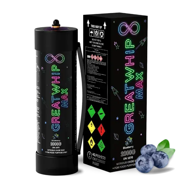 [Q-2293-02] GREAT WHIP 2000G 3.3L 1PK  (Culinary/Food Purposes Only) (Blueberry)