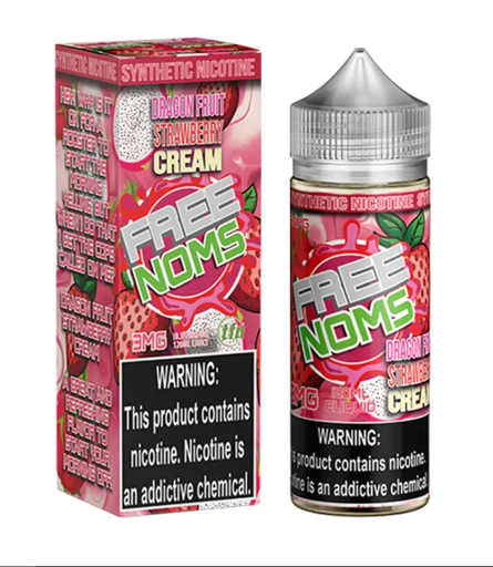 [Q-2927-19] NOM FREENOM 120ML (3mg, Dragon Fruit Strawberry Cream)