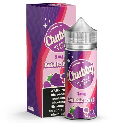 [Q-1597-05] CHUBBY BUBBLE 100ML (Bubble Purp, 3MG)