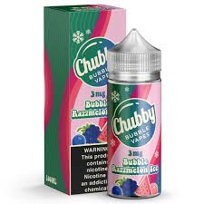 [Q-1597-10] CHUBBY BUBBLE 100ML (Bubble Razzmelon Ice, 6MG)