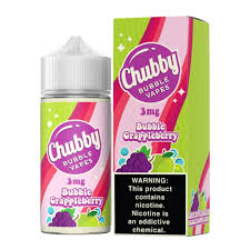 [Q-1597-11] CHUBBY BUBBLE 100ML (Bubble Grapleberry, 3MG)