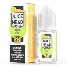 [Q-2672-23] JUICE HEAD SALT 30ML (35MG, Peach Pear)
