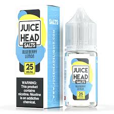 [Q-2672-16] JUICE HEAD SALT 30ML (50mg, Blueberry Lemon)