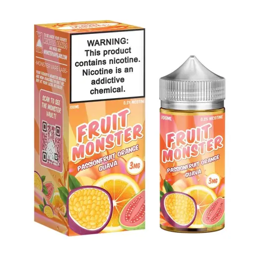 [Q-2025-15] FRUIT MONSTER 100ML (6mg, Passionfruit Orange Guava)