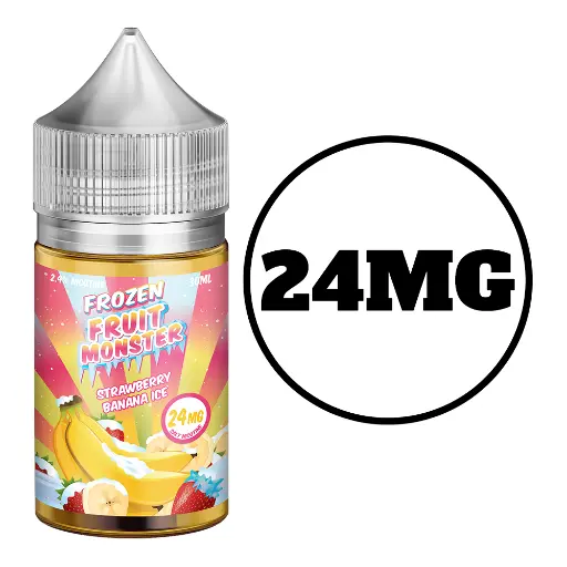 [Q-2024-11] FROZEN FRUIT MONSTER 30ML (24mg, Strawberry Banana Ice)