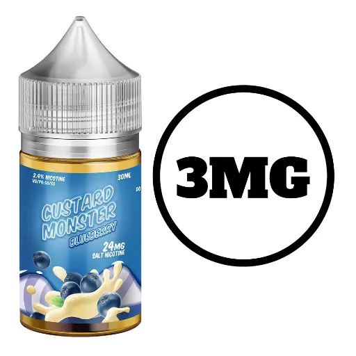 [Q-1670-15] CUSTARD MONSTER 100 (3mg, Blueberry)