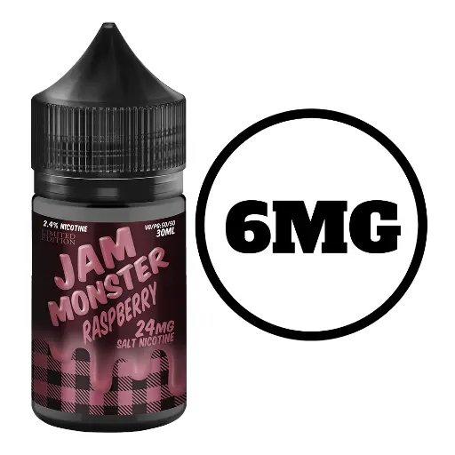 [Q-2649-10] JAM MONSTER 100ML (6mg, Raspberry)