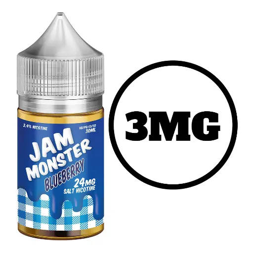 [Q-2649-11] JAM MONSTER 100ML (3mg, Blueberry)