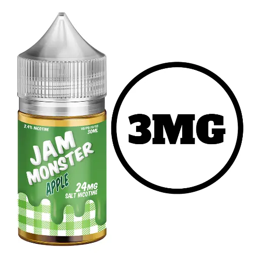 [Q-2649-17] JAM MONSTER 100ML (3mg, Apple)