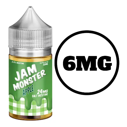 [Q-2649-18] JAM MONSTER 100ML (6mg, Apple)
