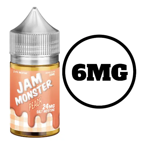 [Q-2649-22] JAM MONSTER 100ML (6mg, Peach)