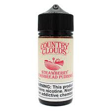 [Q-1664-10] COUNTRY CLOUDS 100ML (3mg, Strawberry Cornbread Pudding)