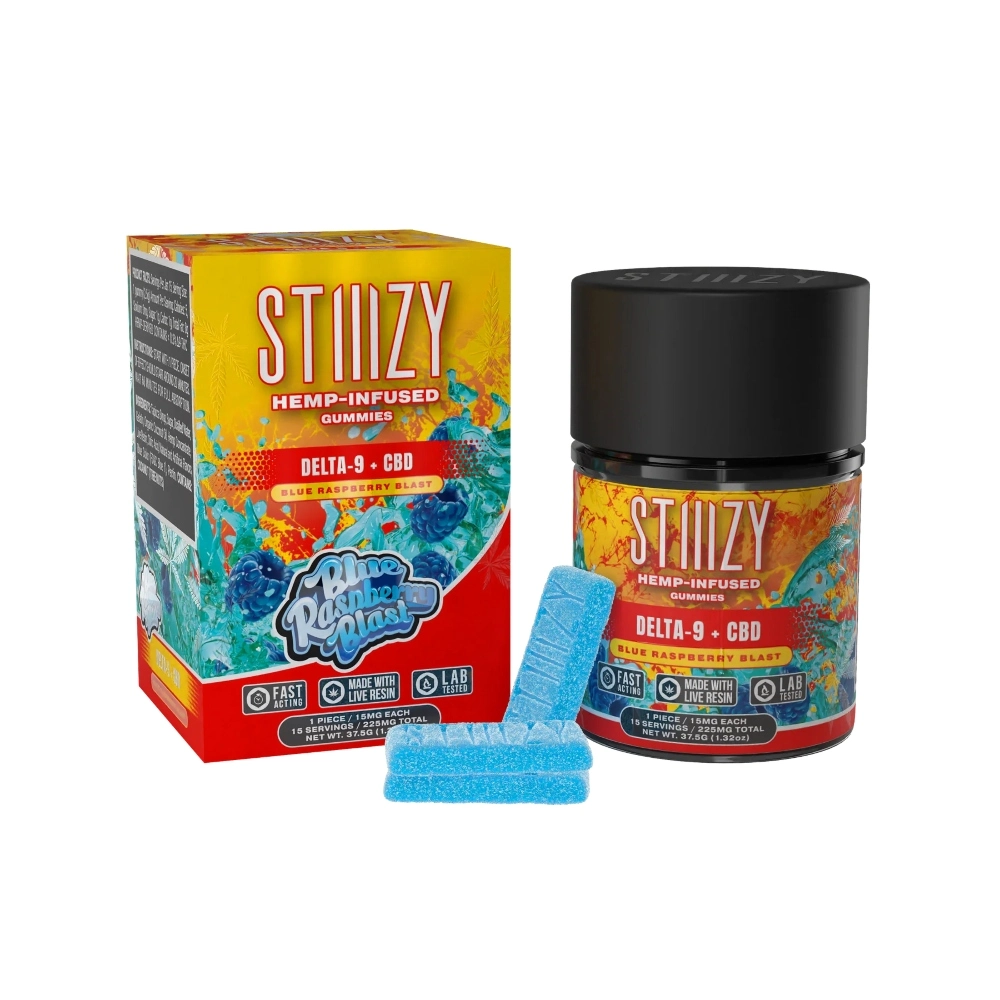 [T-1200-02] STIIIZY - DELTA 9 GUMMIES 15PC (Watermelon Wave INDICA)