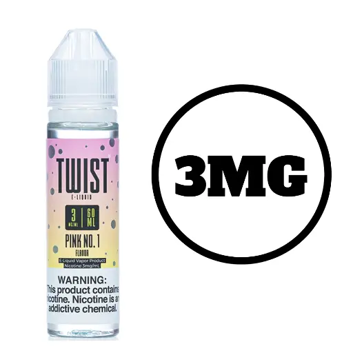 [Q-3800-05] TWIST E-LIQUID 120ML (6mg, Pink No. 1)