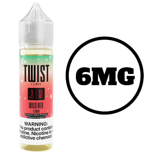 [Q-3800-07] TWIST E-LIQUID 120ML (6mg, Wild Red)