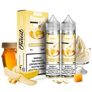 [Q-3674-03] THE FINEST 2X60ML (0mg, Banana Honey)