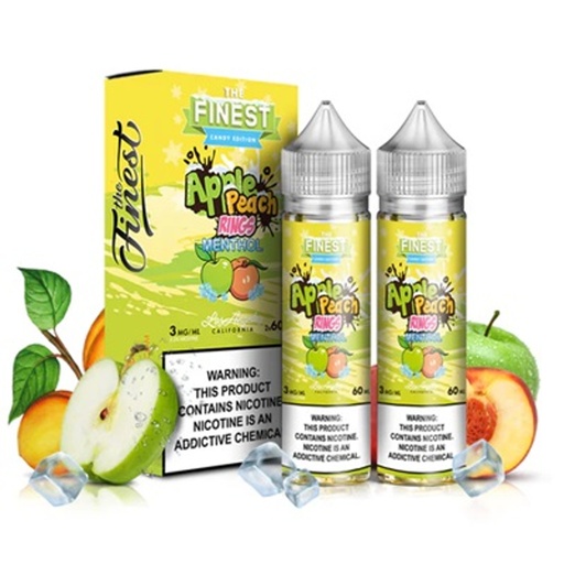 [Q-3674-20] THE FINEST 2X60ML (3mg, Apple Peach Sour Menthol)