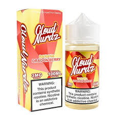 [Q-1625-03] CLOUD NURDZ 100ML (6mg, Banana Dragonberry)