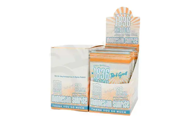 [Q-1079-04] 1836 20 JUMBO CAPSULE BAG (Indo Sunrise)