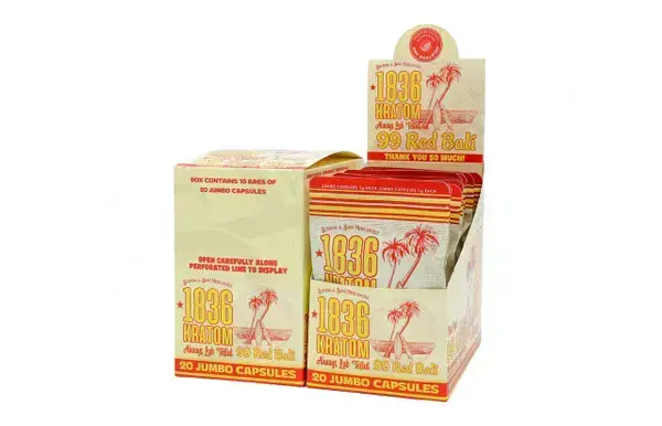 [Q-1079-05] 1836 20 JUMBO CAPSULE BAG (99 Red Bali)