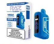 [Q-3209-32] RAZ TN9000 DISPOSABLE VAPE 5PK 12ML (Blue Razz Cotton Candy)