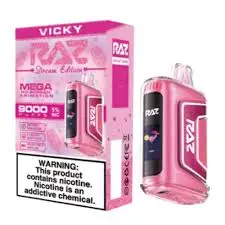 [Q-3209-03] RAZ TN9000 DISPOSABLE VAPE 5PK 12ML (Vicky (Pink Lemonade))