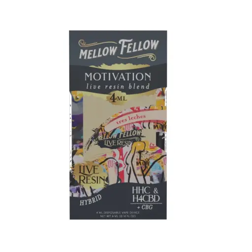 [T-1185-13] MELLOW FELLOW LIVE RESIN 4ML DISPOSABLE (Tres Leches)