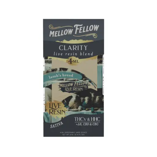 [T-1185-14] MELLOW FELLOW LIVE RESIN 4ML DISPOSABLE (Lamb's Bread)