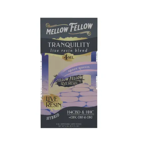 [T-1185-16] MELLOW FELLOW LIVE RESIN 4ML DISPOSABLE (Space Queen)