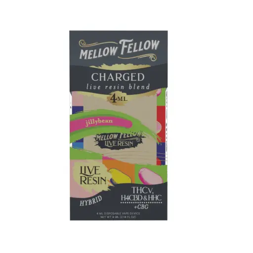 [T-1185-01] MELLOW FELLOW LIVE RESIN 4ML DISPOSABLE (Jilly Bean)