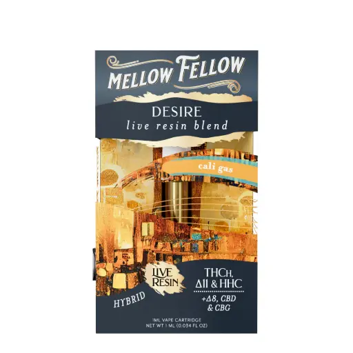 [T-1182-02] MELLOW FELLOW LIVE RESIN 1ML CART (Cali Gas)