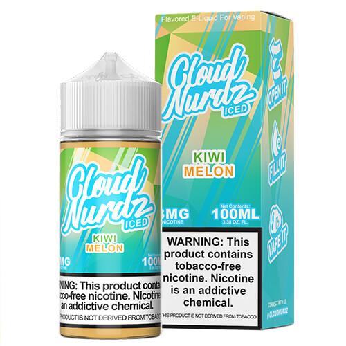 [Q-1626-05] CLOUD NURDZ ICED 100ML (3mg, Kiwi Melon)