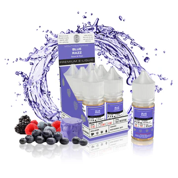 [Q-2199-17] GLAS BSX SALTS 30ML (30mg, Blue Razz)