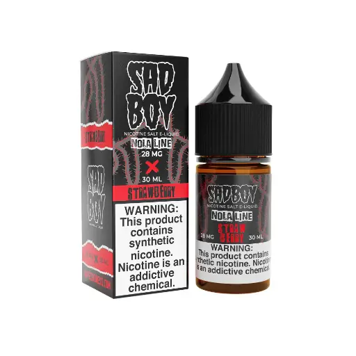 [Q-3285-31] SADBOY SALTS 30ML (28mg, Straw Nola)
