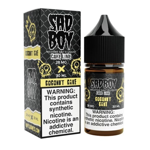 [Q-3285-06] SADBOY SALTS 30ML (28mg, Coconut Cake)
