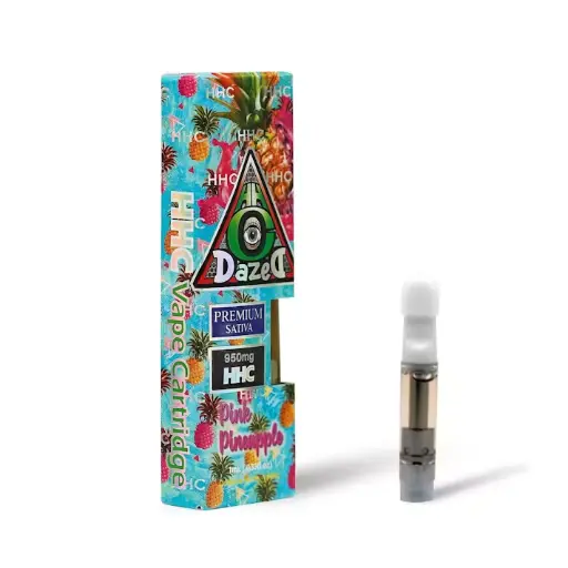 [T-1046-03] DAZED HHC 1 GRAM CARTS 5PK (Pink Pineapple)