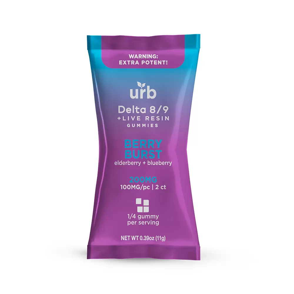 [T-1131-05] LIFTED MADE URB D8/D9 50PK GUMMIES (Berry Burst)