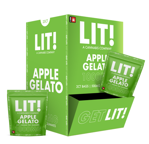 LIT GUMMIES 2CT 25PK 1000MG