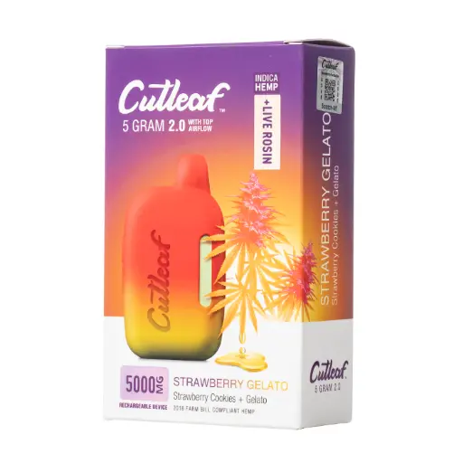 [T-1026-05] CUTLEAF THC A Live Rosin 5 GRAM (Strawberry Gelato)