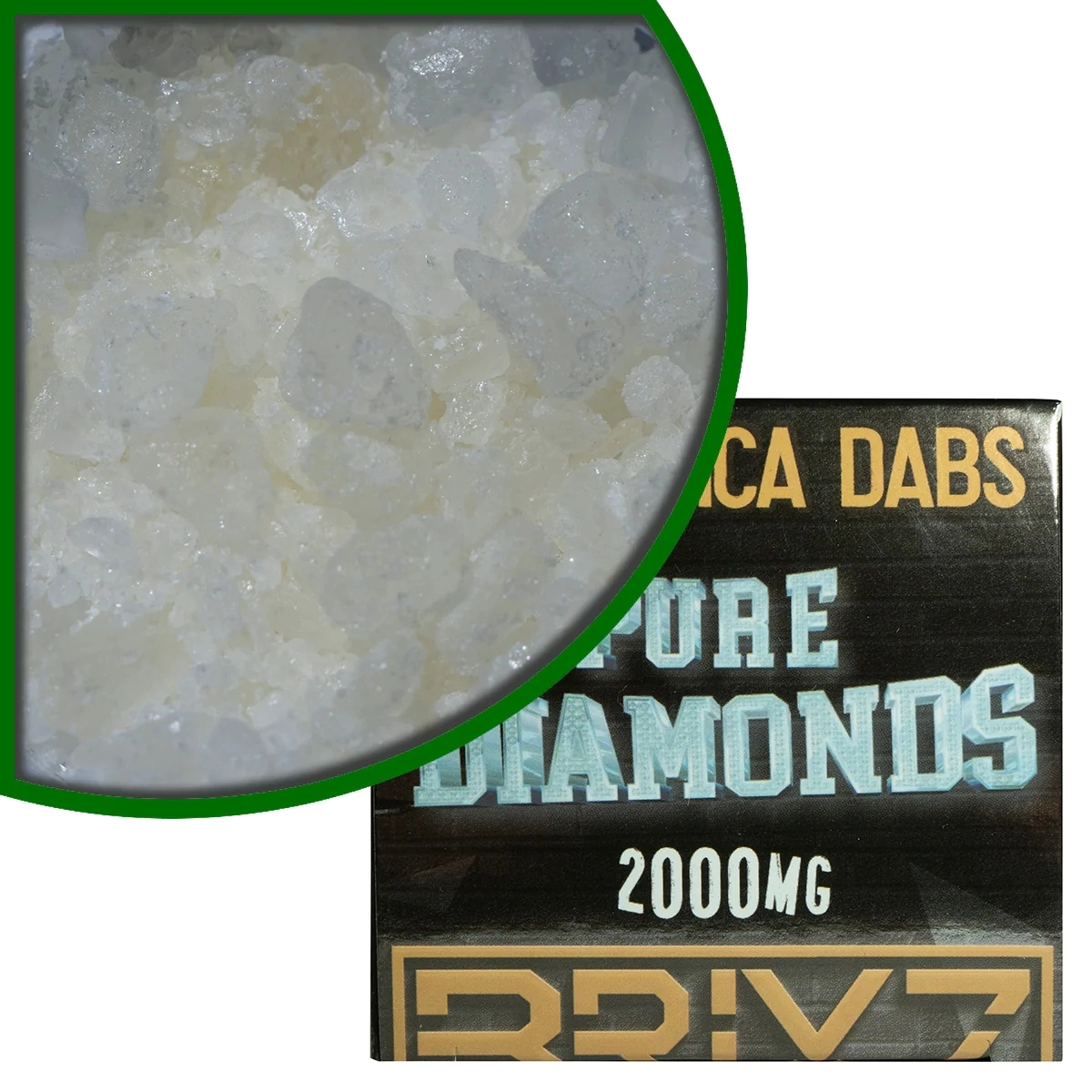 [T-1038-01] DAZED BRIXZ 2G THCA WAX (Pure Diamonds)