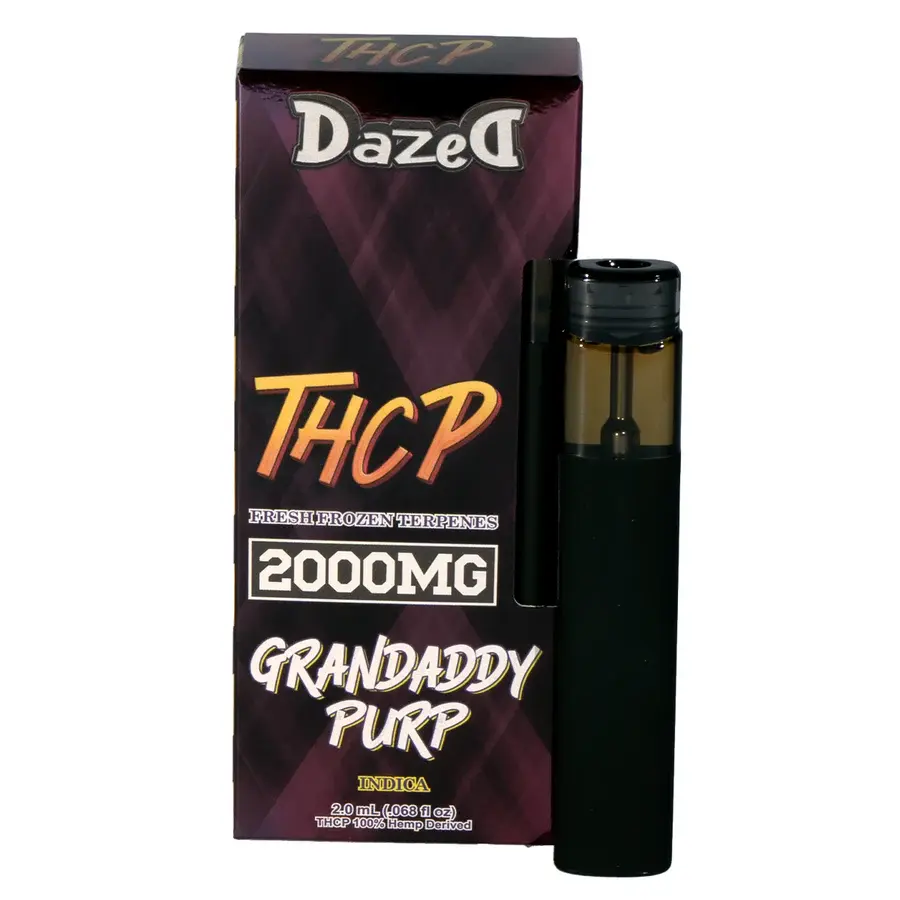 [Q-4350-01] DAZED THCP 2G DISPOSABLE 5PK a Box (Grandaddy Purp)