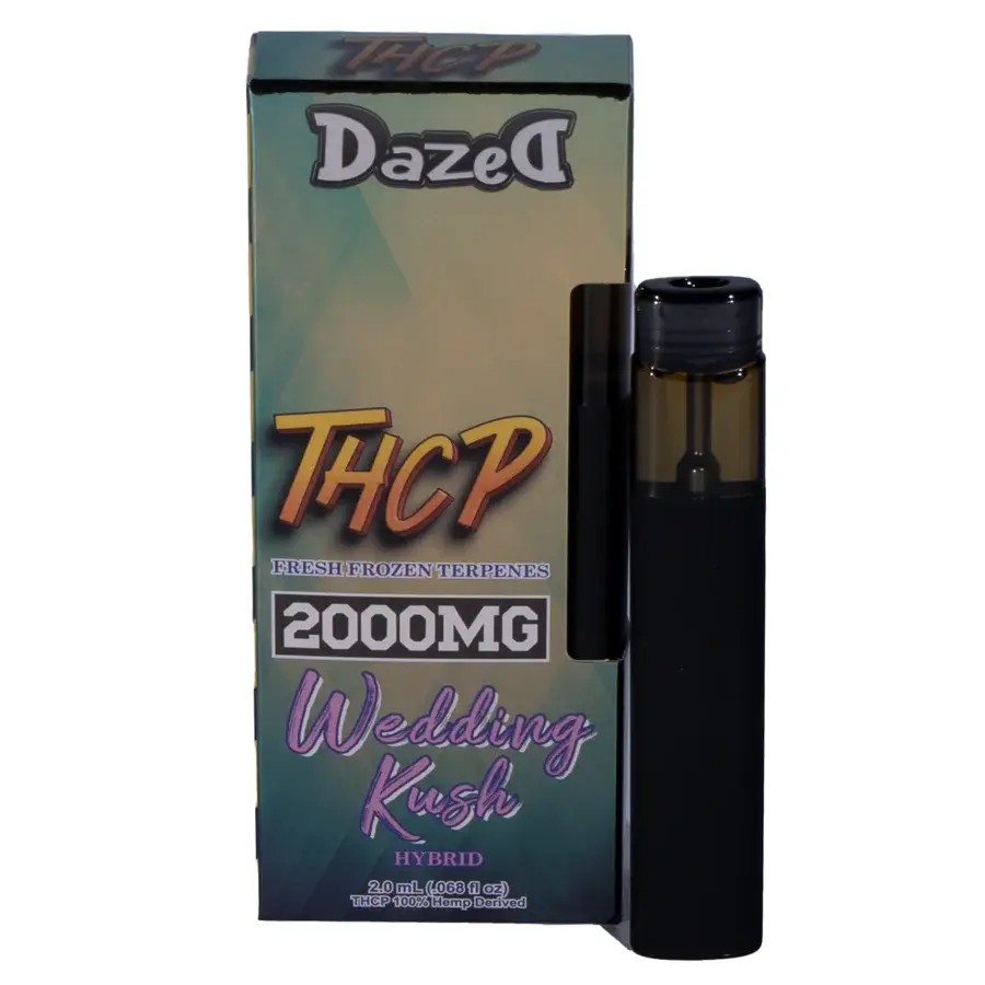 [Q-4350-02] DAZED THCP 2G DISPOSABLE 5PK a Box (Wedding Kush)